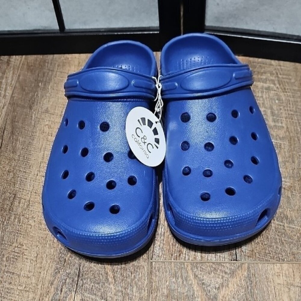 C&C California Blue Water Sandals Shoes with Ventilation Holes Size 10 New